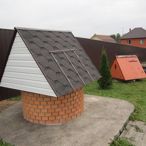 Вариантов домиков для колодца в Чеховском районе